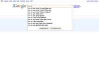 Google Search Box Suggestions