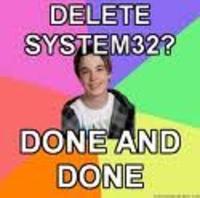 Delete System32