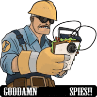 Spy's sappin' my/mah sentry