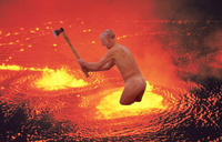 Naked Guy With Axe