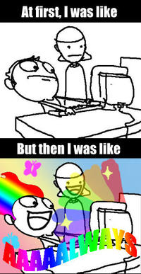 At First I Was Like...