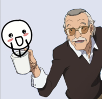 Stan Lee Asking for Coffee
