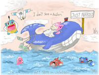 Hot Skitty on Wailord Action