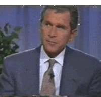 George Bush Gives Middle Finger