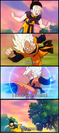 "Bitch I Look Like Goku"