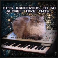 Cat on a Keyboard in Space