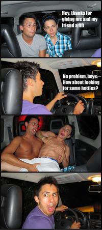 The Rock Driving