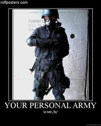 X is Not Your Personal Army