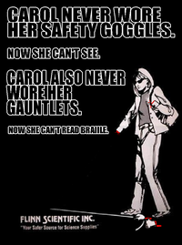 Carol’s Safety Goggles