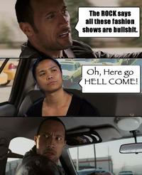 The Rock Driving