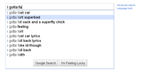 Google Search Box Suggestions