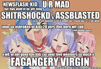 Hurt Feelings and Butt Ranged/Wall of Text Insult Images