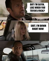The Rock Driving