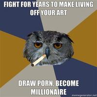 Art Student Owl