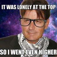 Hipster Charlie Sheen