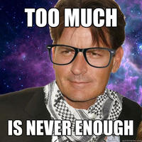 Hipster Charlie Sheen