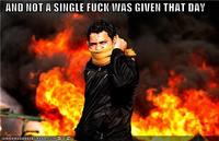 And Not a Single Fuck Was Given That Day
