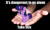 It's Dangerous to Go Alone! Take This