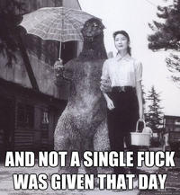 And Not a Single Fuck Was Given That Day