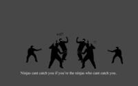 Ninjas Can't Catch You If...