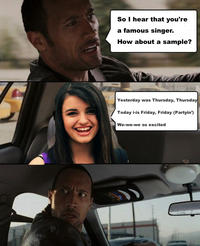 The Rock Driving