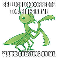 Crazy Girlfriend Praying Mantis