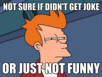 Futurama Fry / Not Sure If X