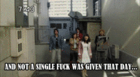 And Not a Single Fuck Was Given That Day