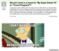 I Don't Want to Live on This Planet Anymore