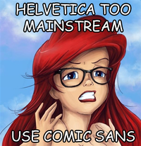 Hipster Mermaid / Hipster Ariel