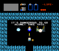 It's Dangerous to Go Alone! Take This