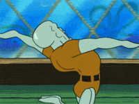 Handsome Squidward/Squidward Falling