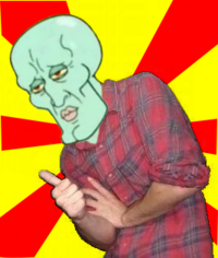Handsome Squidward/Squidward Falling