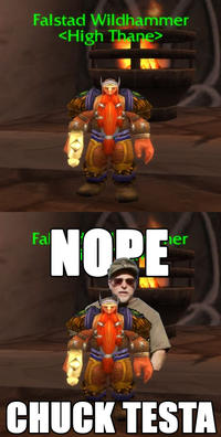 Nope! Chuck Testa