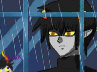 Season 0 Kaiba Staring At the Rain Through a Window