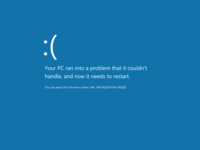 Blue Screen of Death (BSoD)