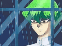 Season 0 Kaiba Staring At the Rain Through a Window