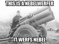 This is a flammenwerfer. It werfs flammen.