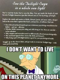 I Don't Want to Live on This Planet Anymore