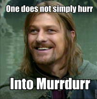 One Does Not Simply Walk into Mordor