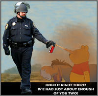 Casually Pepper Spray Everything Cop