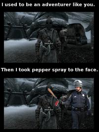 Casually Pepper Spray Everything Cop
