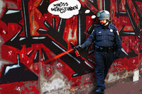 Casually Pepper Spray Everything Cop