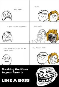 Trollface / Coolface / Problem?