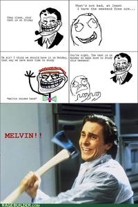 Patrick Bateman With an Axe