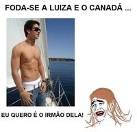 Luíza que está no Canadá