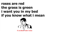 If You Know What I Mean