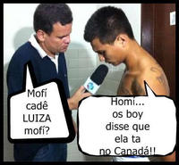 Luíza que está no Canadá