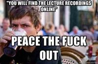 Lazy College Senior