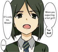Glasses Sayaka / Too bad, it was just me!